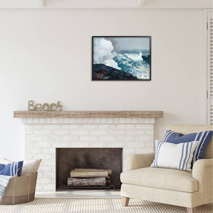 Stupell Industries - Wholesale Wall Sign - Ocean Waves & Cliffs - Framed Wall Art6