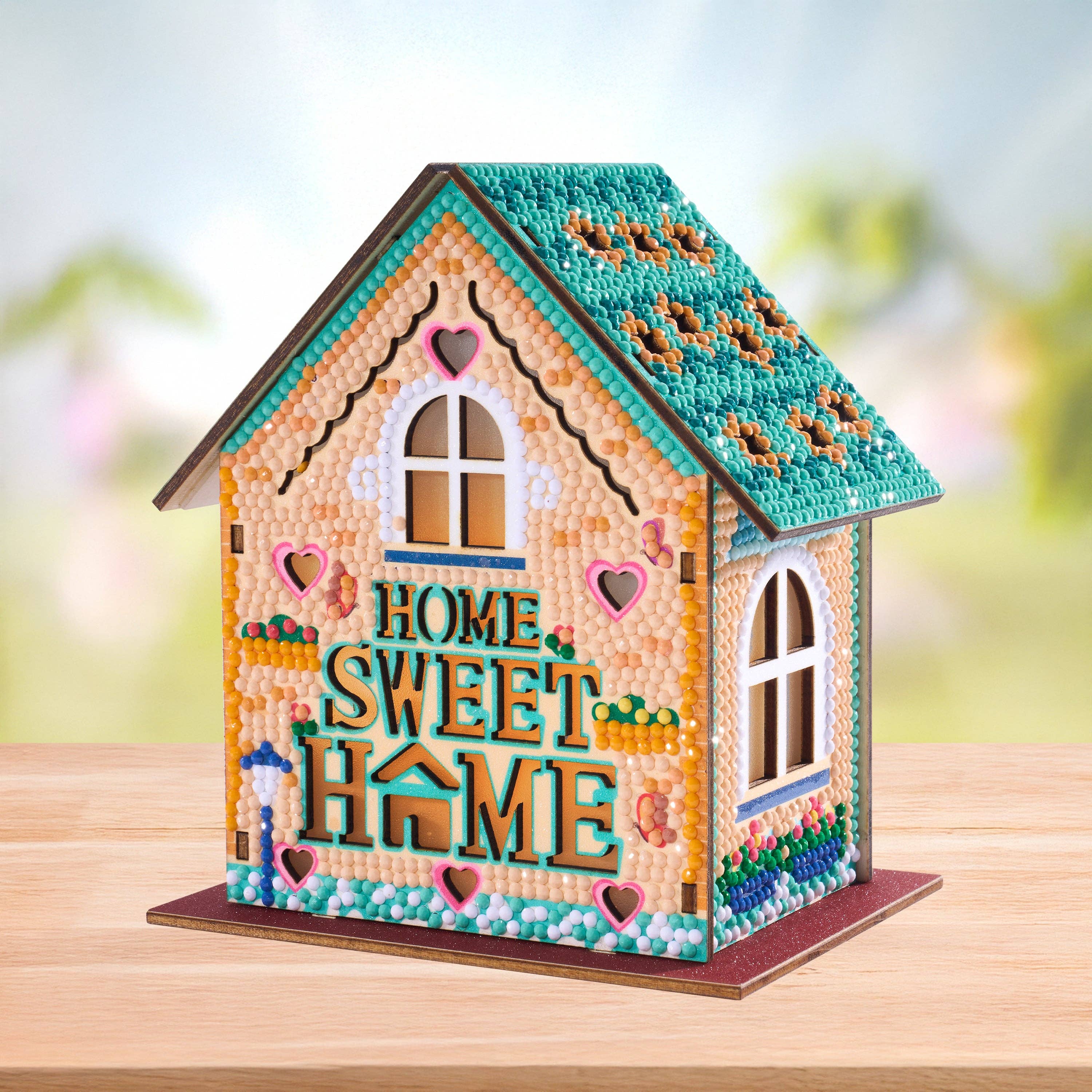 Diamond Art Club - Wholesale DIY Craft Kit - Gem House - Home Sweet Home1