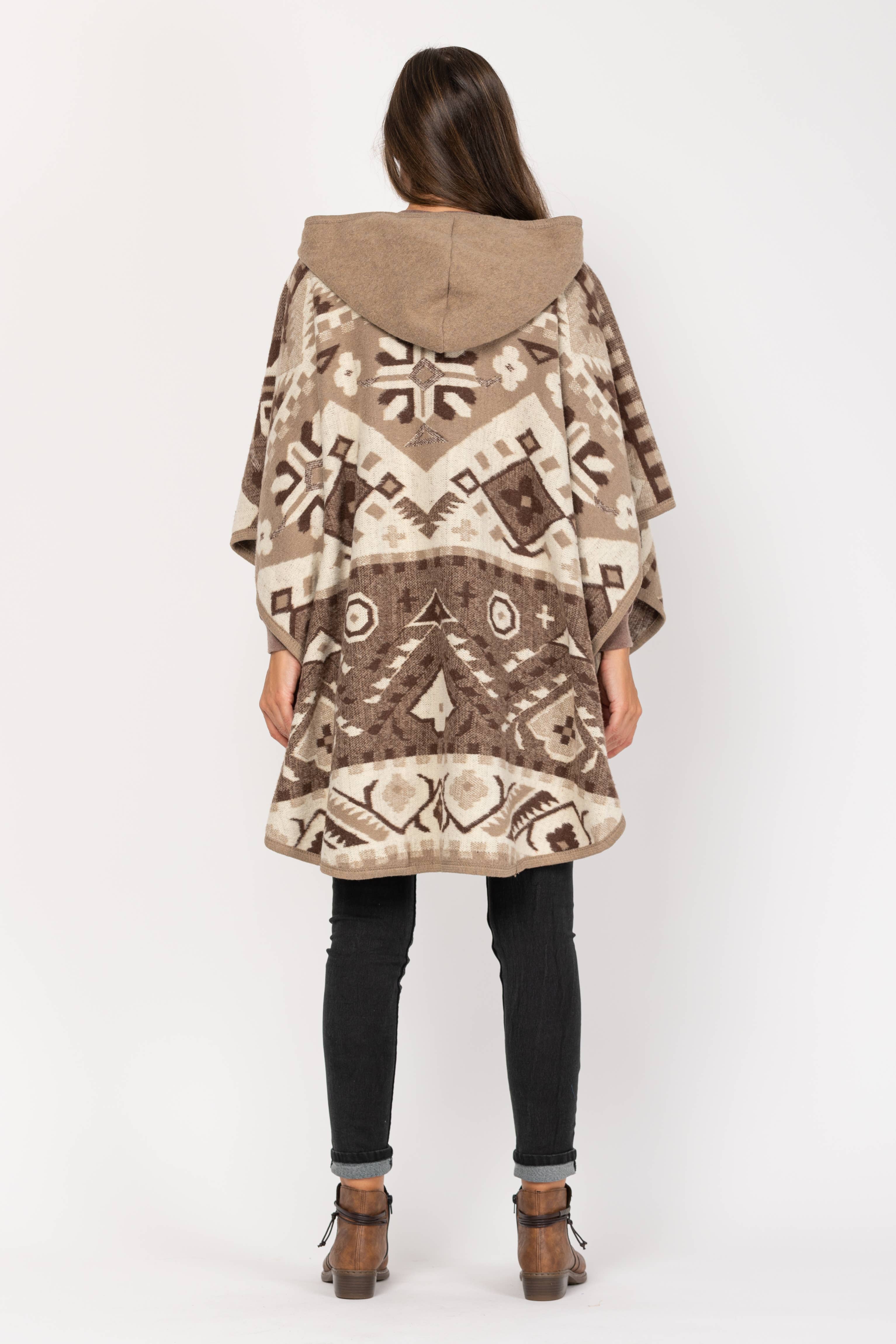 Beige Poncho HH8262PO for wholesale on Faire2