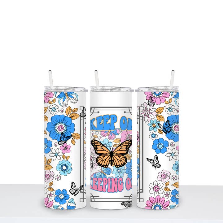 Weiter so weiter auf Tumbler für den Großhandel von Peach Tree Textile + Trends