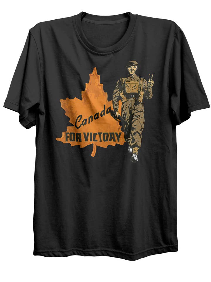 Canada For Victory V1 T-Shirt for wholesale by Canada for Victory