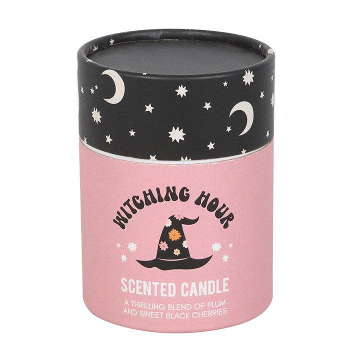 Something Different Wholesale - Wholesale Jar/Filled Candle - Witching Hour Plum and Black Cherry Halloween Candle3