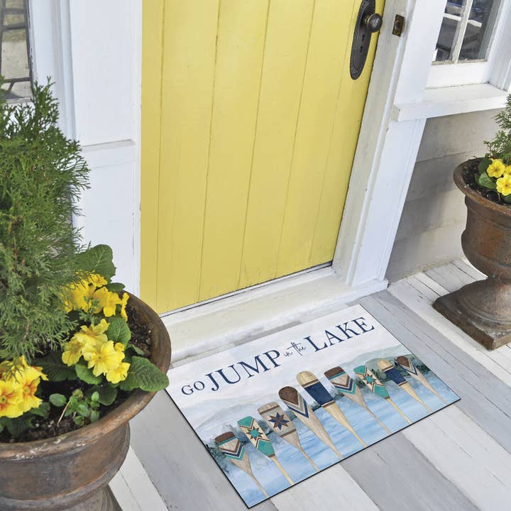 CounterArt/Highland Home/Thirstystone - Wholesale Door Mat - "Jump In The Lake" Indoor/Outdoor Entryway Floor Mat5