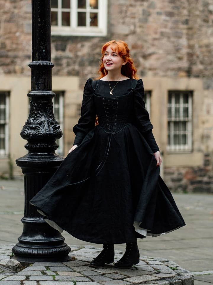 Red Poppy Hawthorn Dress, Long Sleeve for wholesale on Faire25