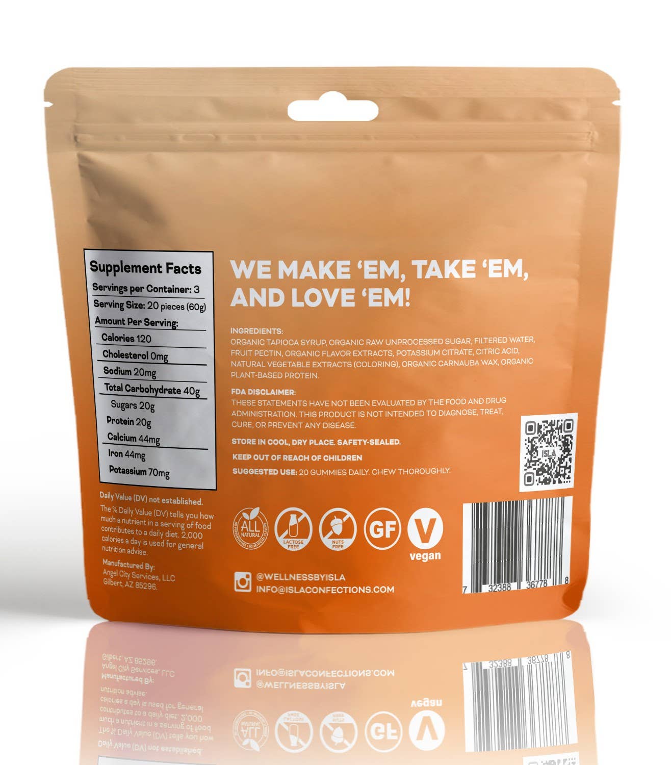 Isla Wellness - Vendita all'ingrosso Vitamine/integratori orali - Caramelle Gommose Proteiche3