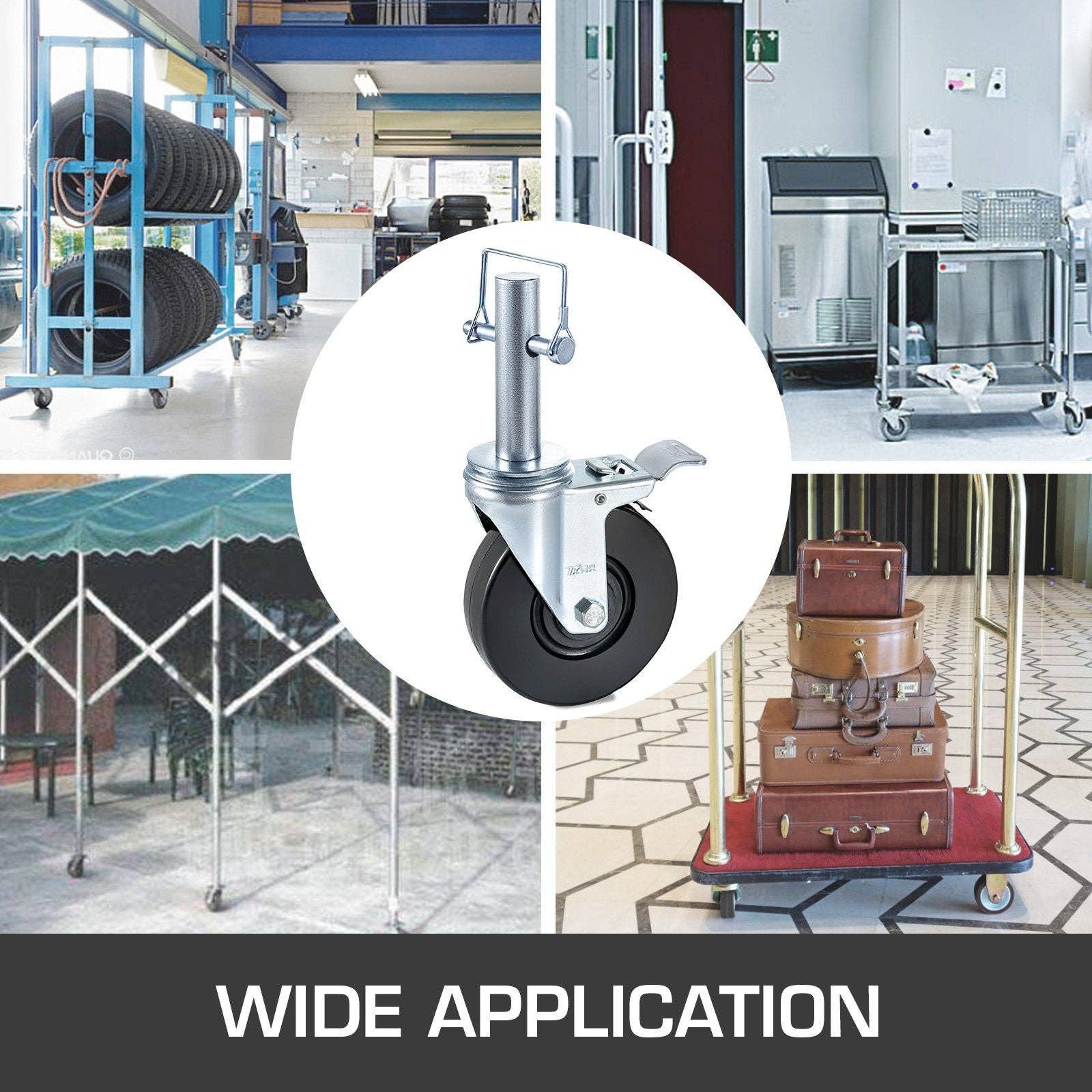 Hard Rock Health Stores - Wholesale  - Baker Scaffold Wheels- Pack of four6