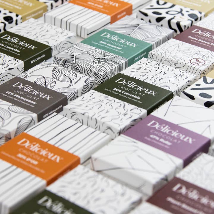 Délicieux Chocolat - Vendita all'ingrosso Barretta di cioccolato - Pacchetto Mini Bar Ultimate2