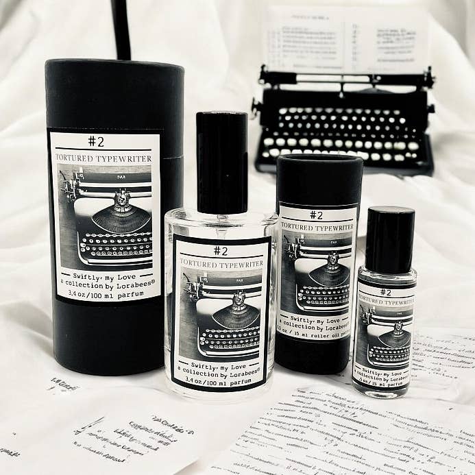 Lorabees - Wholesale Roll-On Fragrance - #2 Tortured Typewriter perfume roller Swiftly, My Love