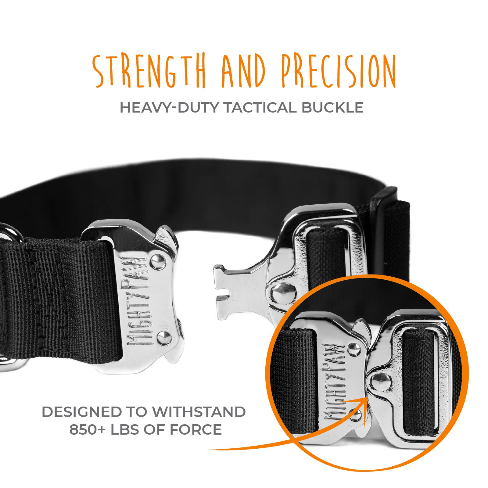 Mighty Paw – wholesale Halsband - Hund – Taktisk hundkrage2