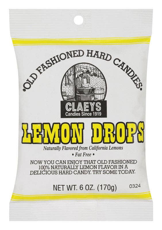 Everyday Supply Co - Wholesale Hard Candy - CLAEYS - Claeys Old Fashioned Lemon Hard Candy 6 oz0