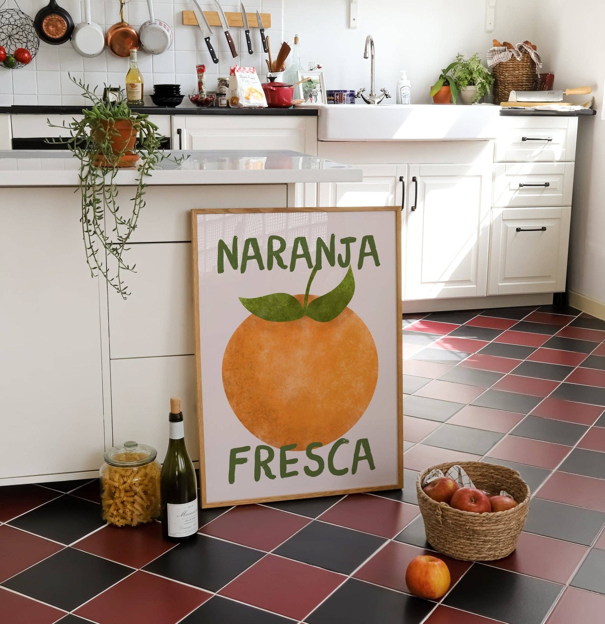 Moonshine Prints – wholesale Art print – Naranja Fresca Kitchen Print1