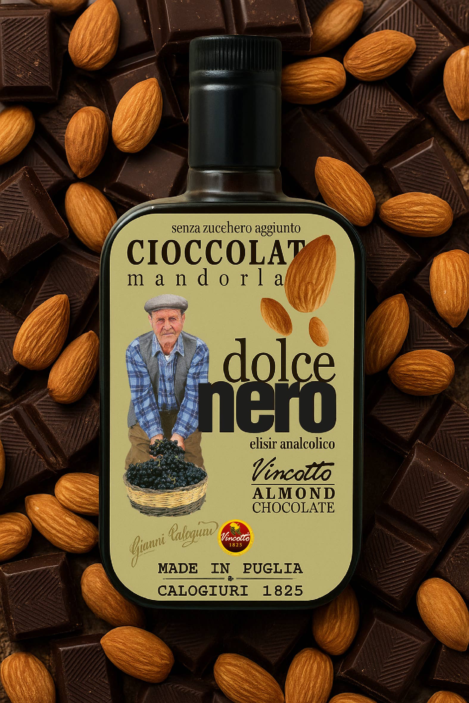 Vincotto Balsamico Gianni Calogiuri Azienda Agricola – Großhandel Schokolade – Dolcenero Mandorlato - Schokolade & Mandeln1