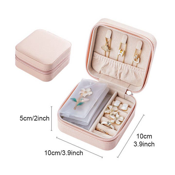 ACCITY - Wholesale Jewelry Box/Organizer - EXQUISITE PORTABLE JEWELRY STORAGE BOX_CWAJE15381