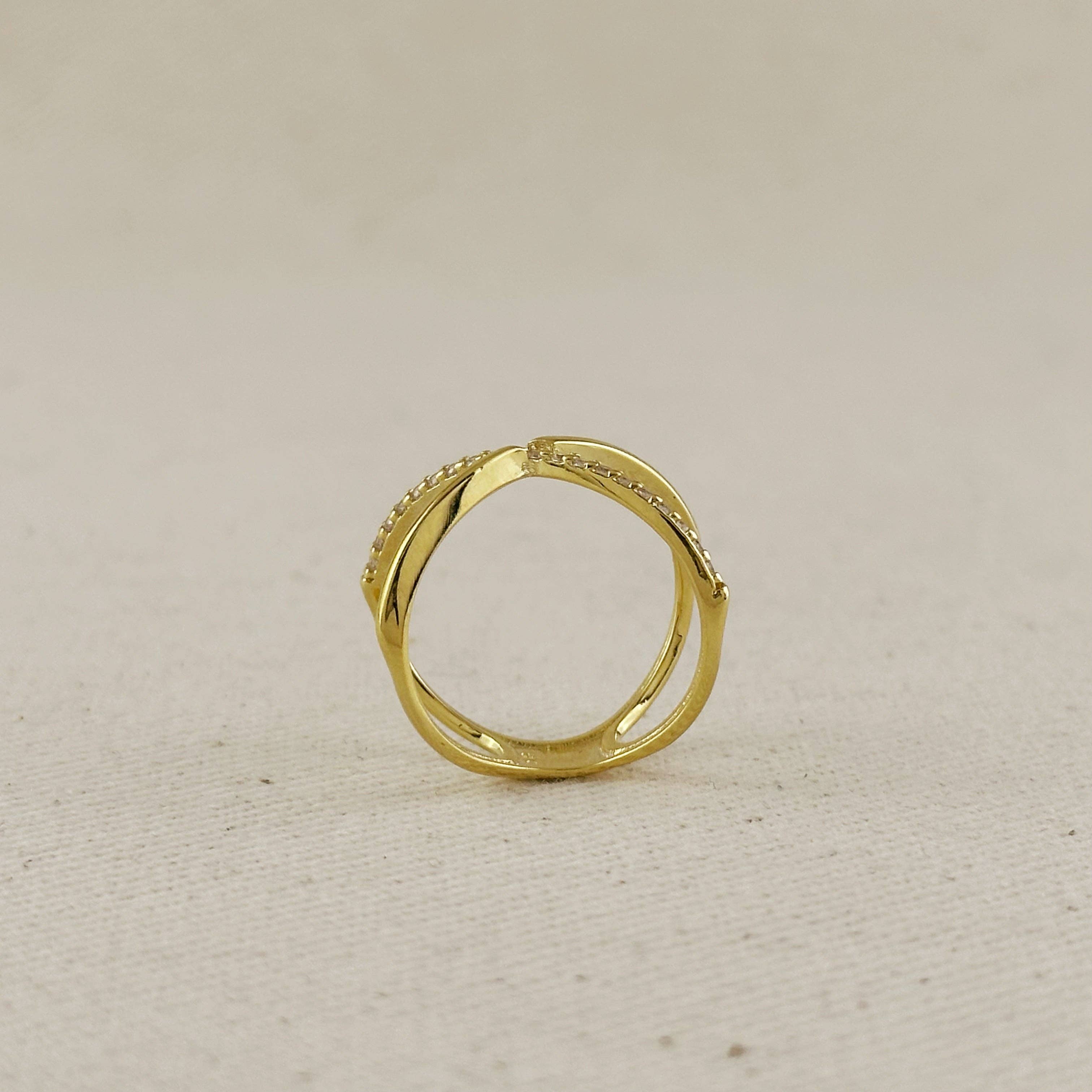 GoldFi – Großhandel Mehrsteinige Ringe – 18k vergoldeter X-Statement-Ring5