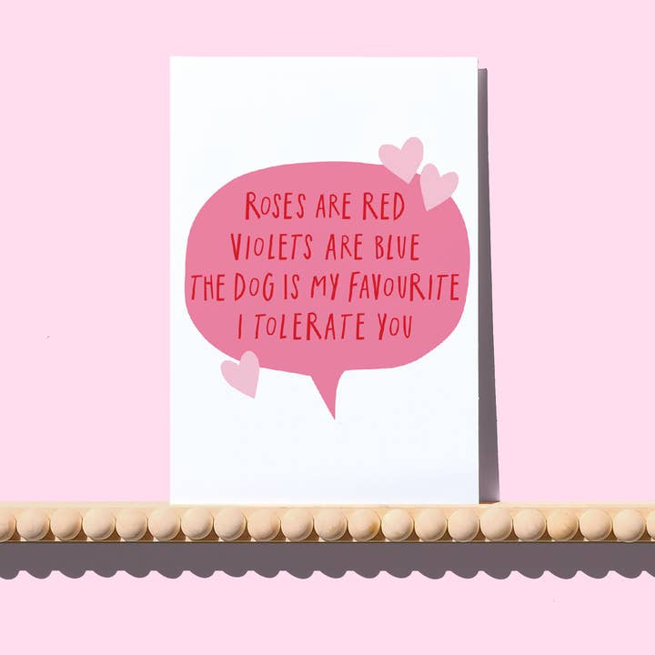 Joanne de Pace Design Studio - Wholesale Valentine's Day Card - Funny Dog Valentine's Card | Dog Humour | Dog Card3