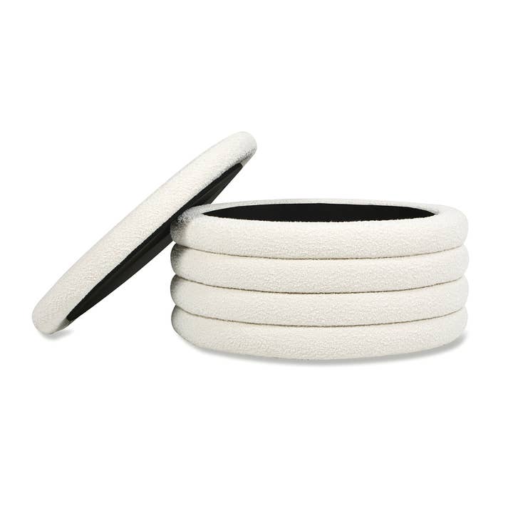 Jennifer Taylor Home - Wholesale Ottoman - Fuji Oversized Round Storage Ottoman1