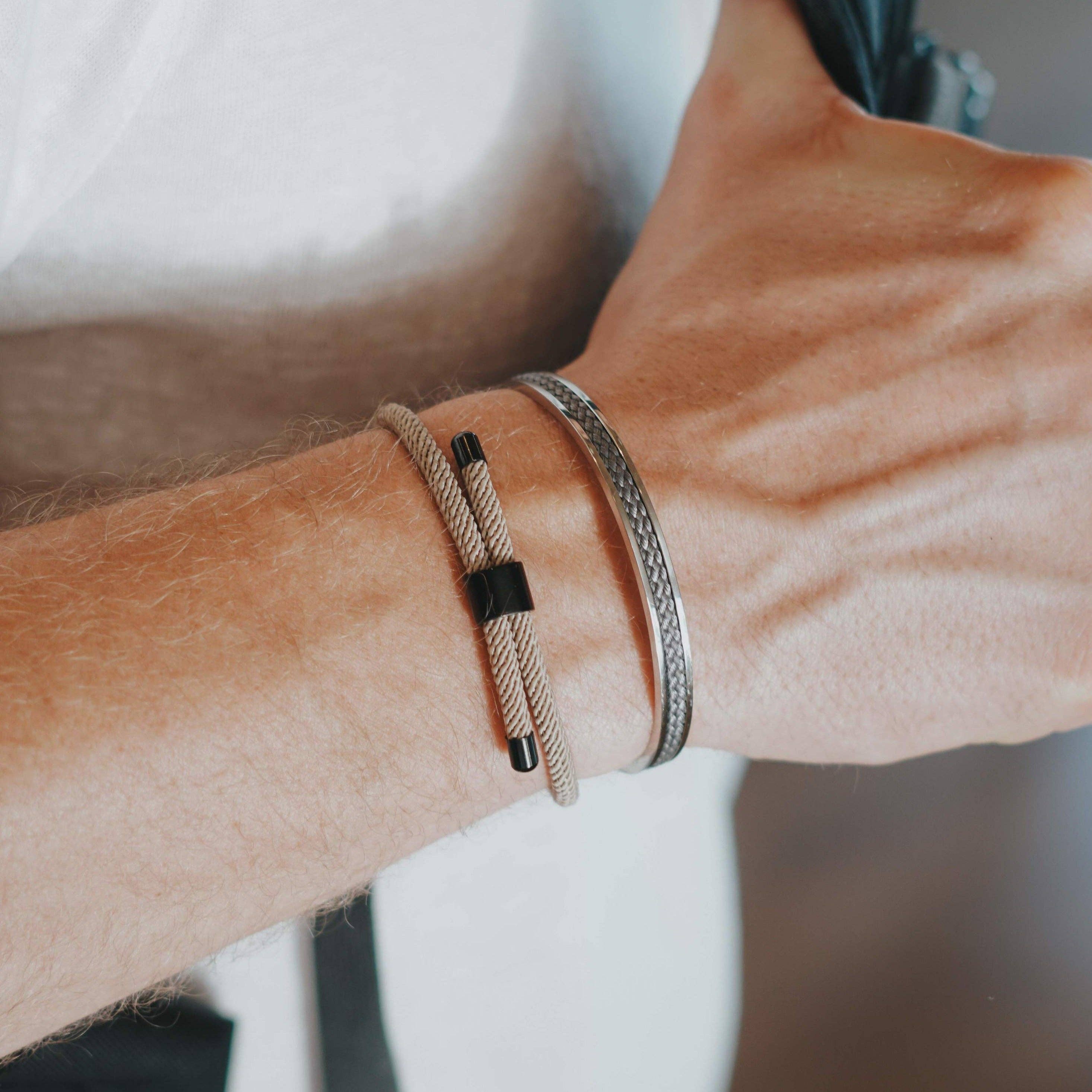 Samos Jewelry - Vendita all'ingrosso Bracciale in tessuto/intrecciato - «Sabas»4