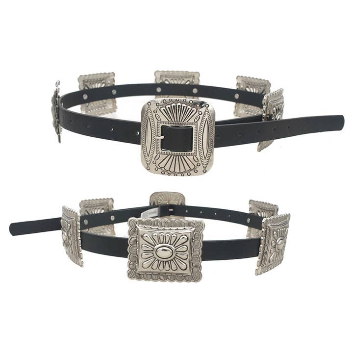 CINTO FINO OCIDENTAL COM FIVELA CONCHO, IW 19018WSHASL por atacado de JOIA ACCESSORIES