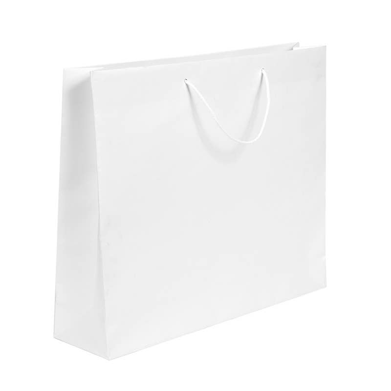 White Kraft Luxury Paper Bag for wholesale on Faire0