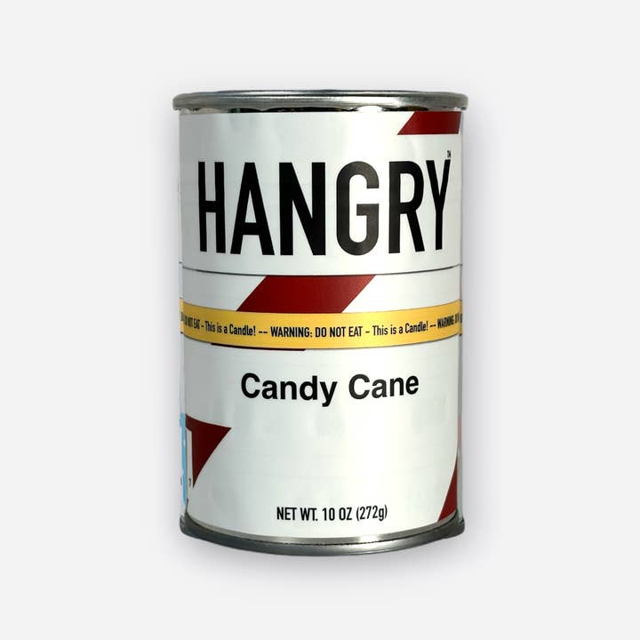 Hangry Candle Co. - Wholesale Jar/Filled Candle - Hangry Candy Cane Christmas Candle