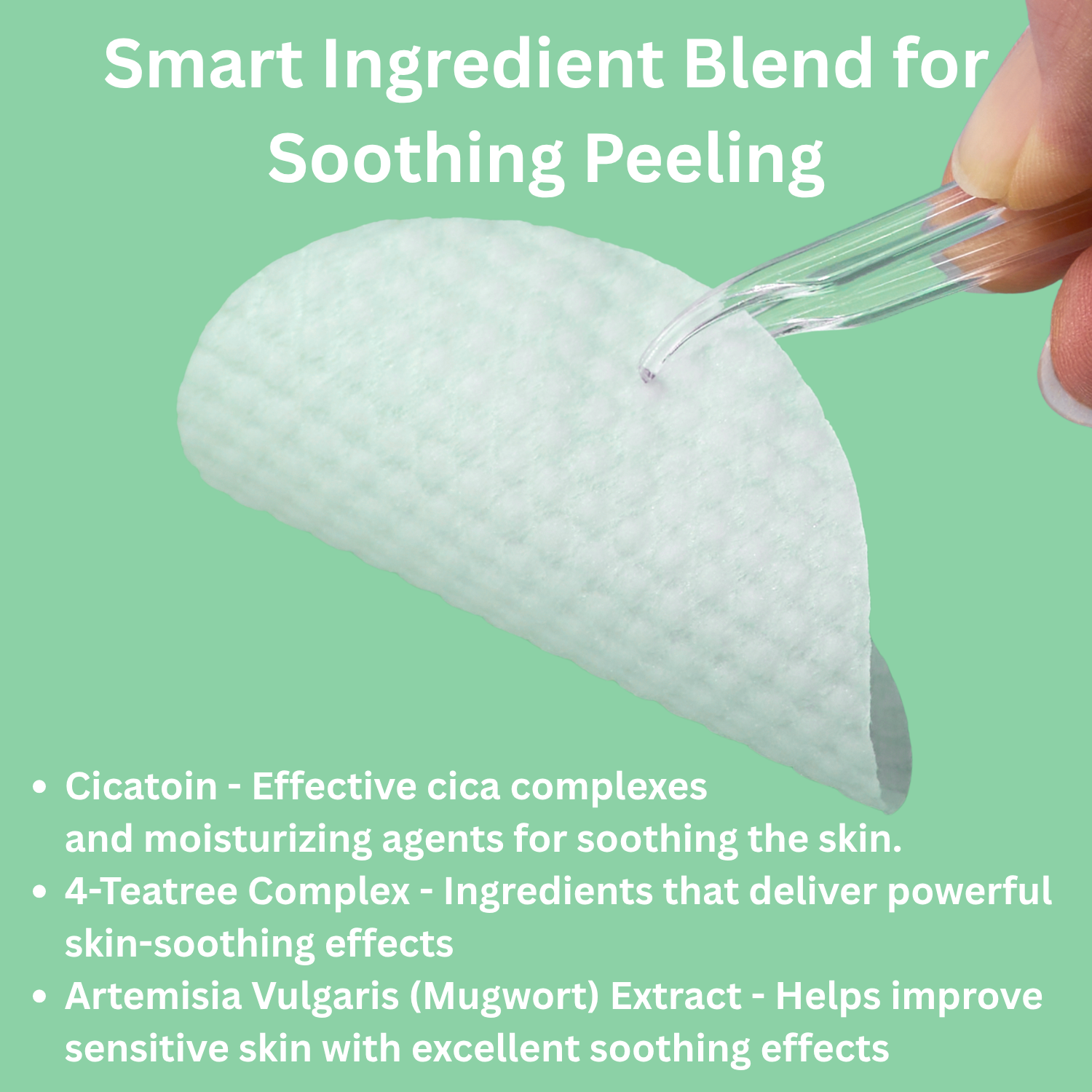 Leaders Cosmetics USA - Wholesale Facial Exfoliant/Scrub - PEEL STEP Cica Mild Peeling Pad4