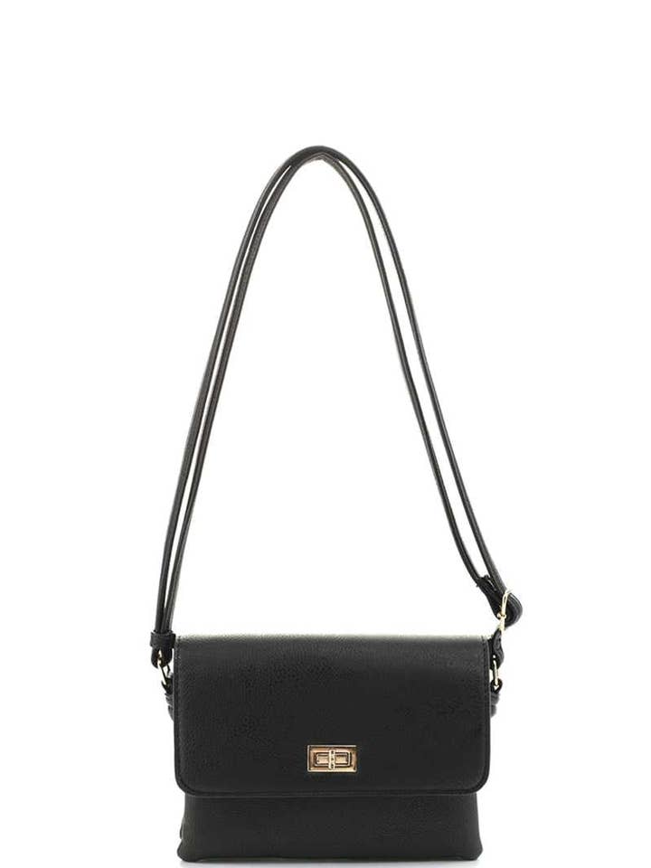 Smooth Colored Crossbody Bag for wholesale by CC Wholesale Clothing