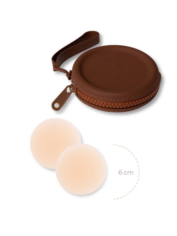 Boob-eez - Wholesale Nipple Pasties - Women's - x1 Silicone Travel Case + x1 Pair of "Headlight Hiders"37