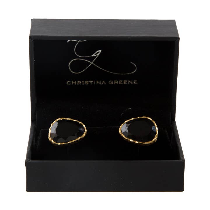 Men Cufflink Set - Black Onyx for wholesale by Christina Greene LLC
