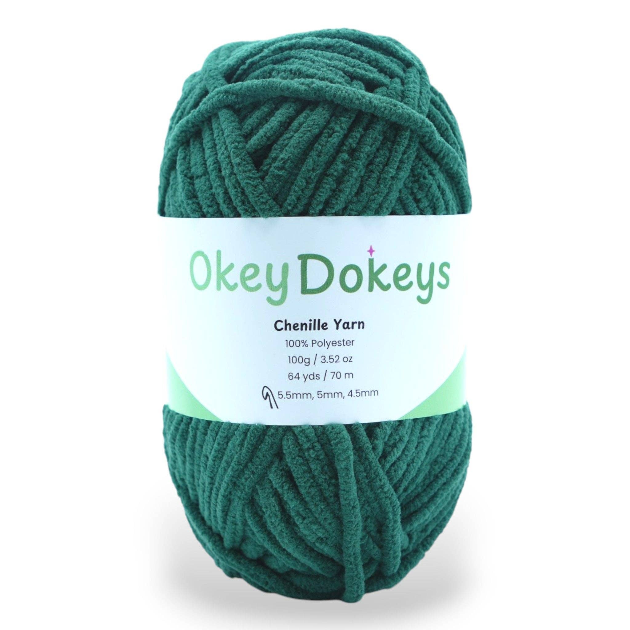 Okey Dokeys - Vente Fils à tricoter - Fil chenille - #6 Super épais - Écheveaux de 100g55