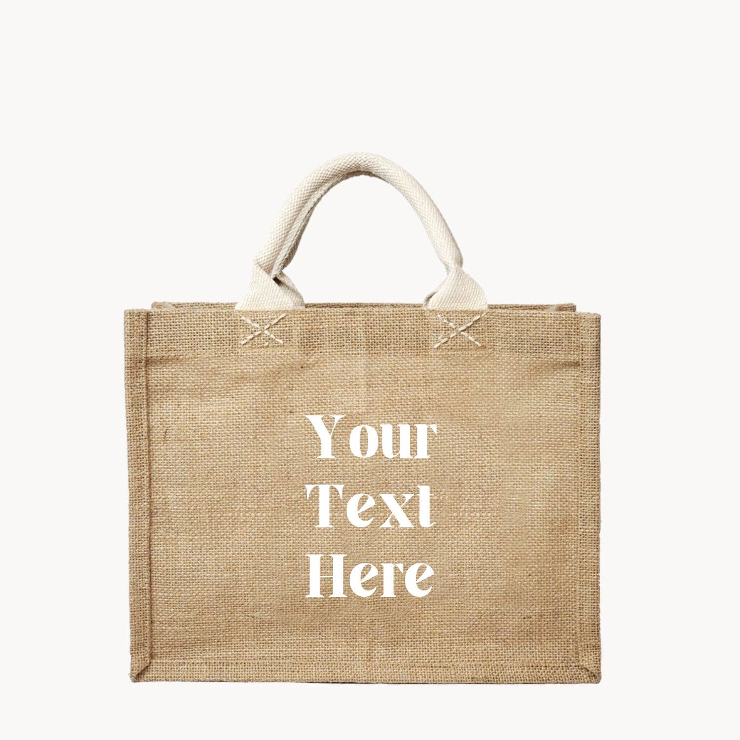 KORISSA - Venta al por mayor Bolsas de celofán - Bolsa de yute personalizada hecha a mano • Bolsa de lona • Bolsa de regalo (S)3