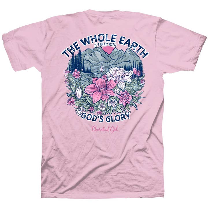 Light Pink Cherished Girl Womens T-Shirt The Whole Earth for wholesale on Faire1