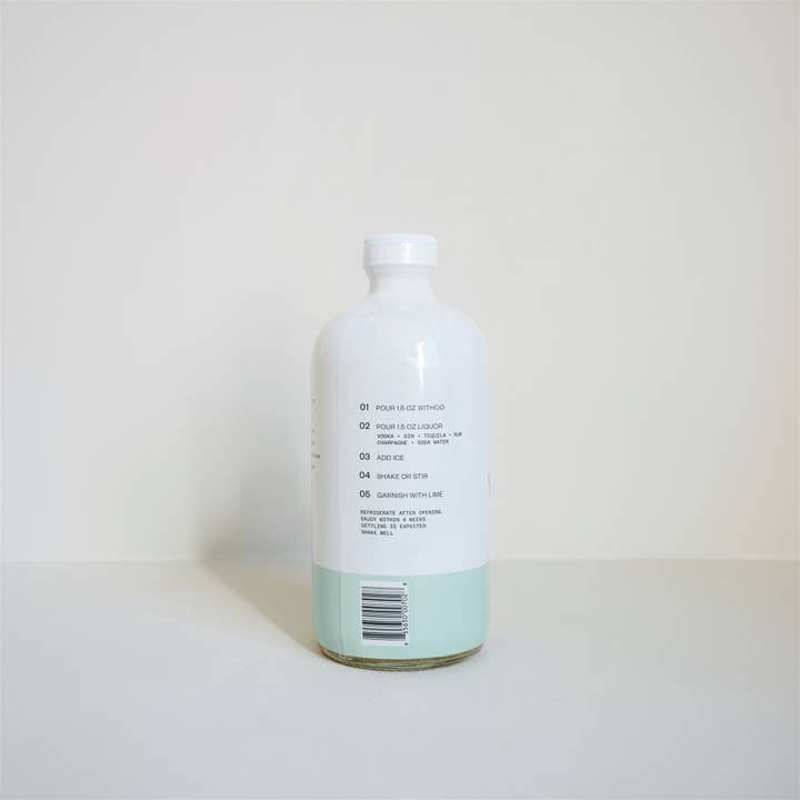 WithCo Cocktails - Wholesale Cocktail Mix/Syrup - Hey Girl Mix (Cucumber, Mint, Lime)11