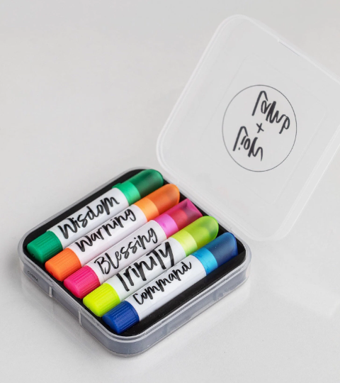 Lion + Lamb – wholesale Färgmarkering – Bible Safe Gel-Highlighterset för bibelstudier1