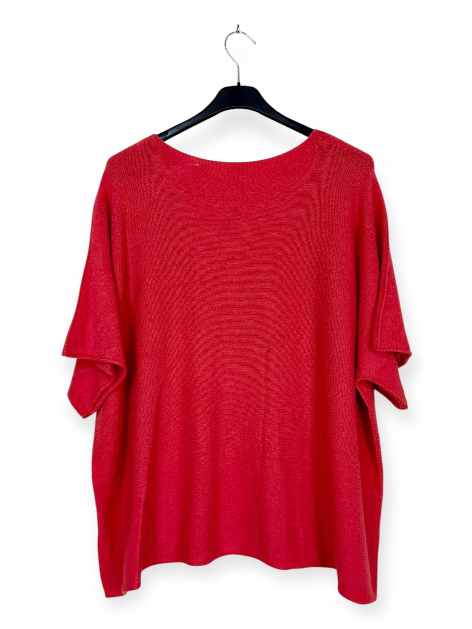 Lucky Nana - Wholesale Poncho - Women's - AH L2202 - Plus Size V-Neck Poncho Sweater14