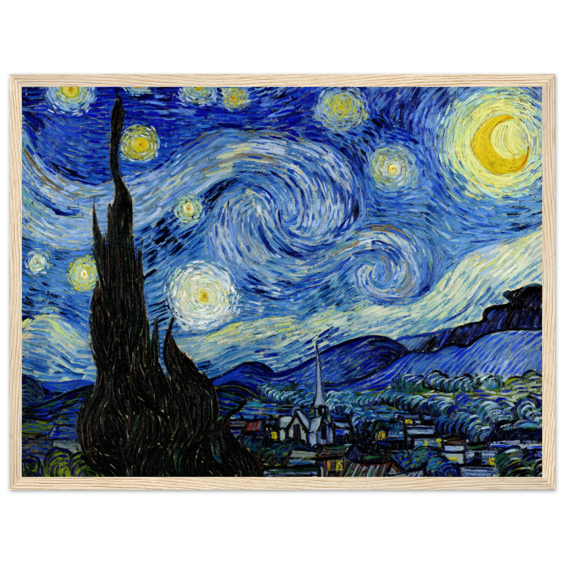 Art-O-Rama Shop - Vendita all'ingrosso Poster - Van Gogh - La notte stellata, poster dell'opera del 188912