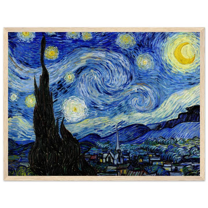 Art-O-Rama Shop - Vendita all'ingrosso Poster - Van Gogh - La notte stellata, poster dell'opera del 188912
