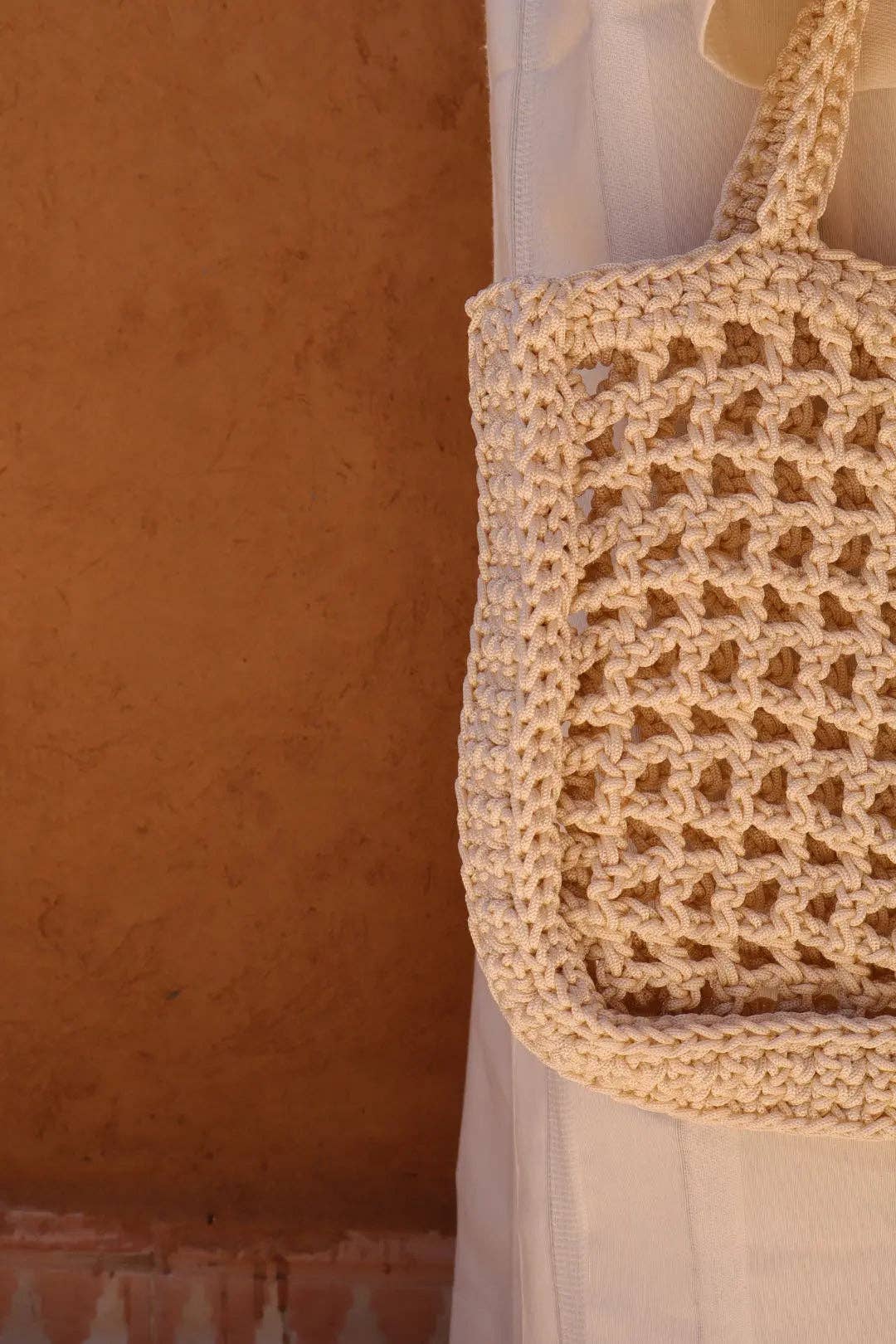 Néda - Wholesale Tote Bag - Women's - Handmade Nylon Crochet Handbag - KARINE (several colors available)2