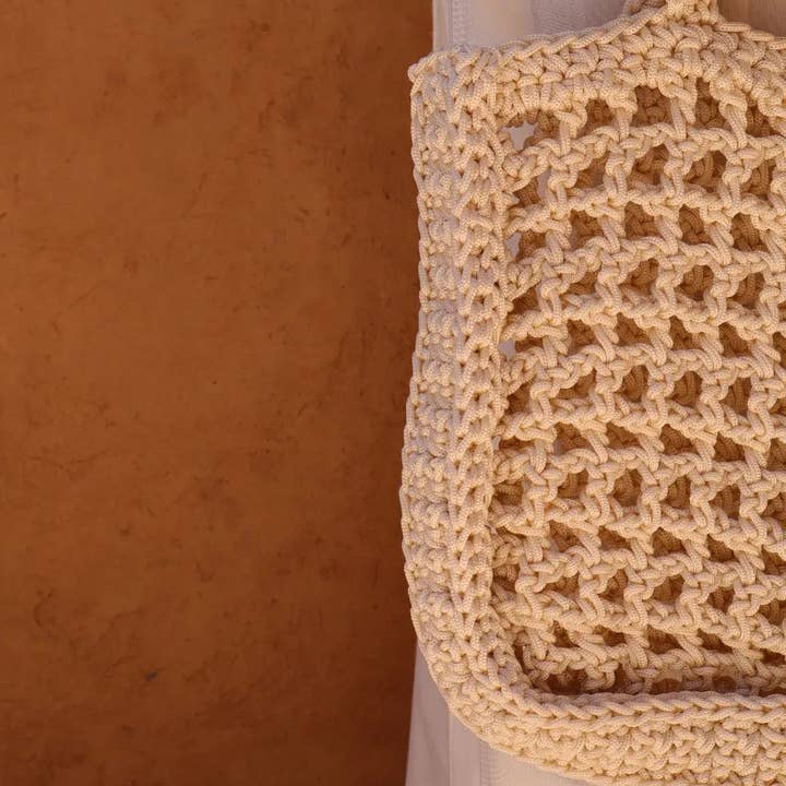 Néda - Wholesale Tote Bag - Women's - Handmade Nylon Crochet Handbag - KARINE (several colors available)2