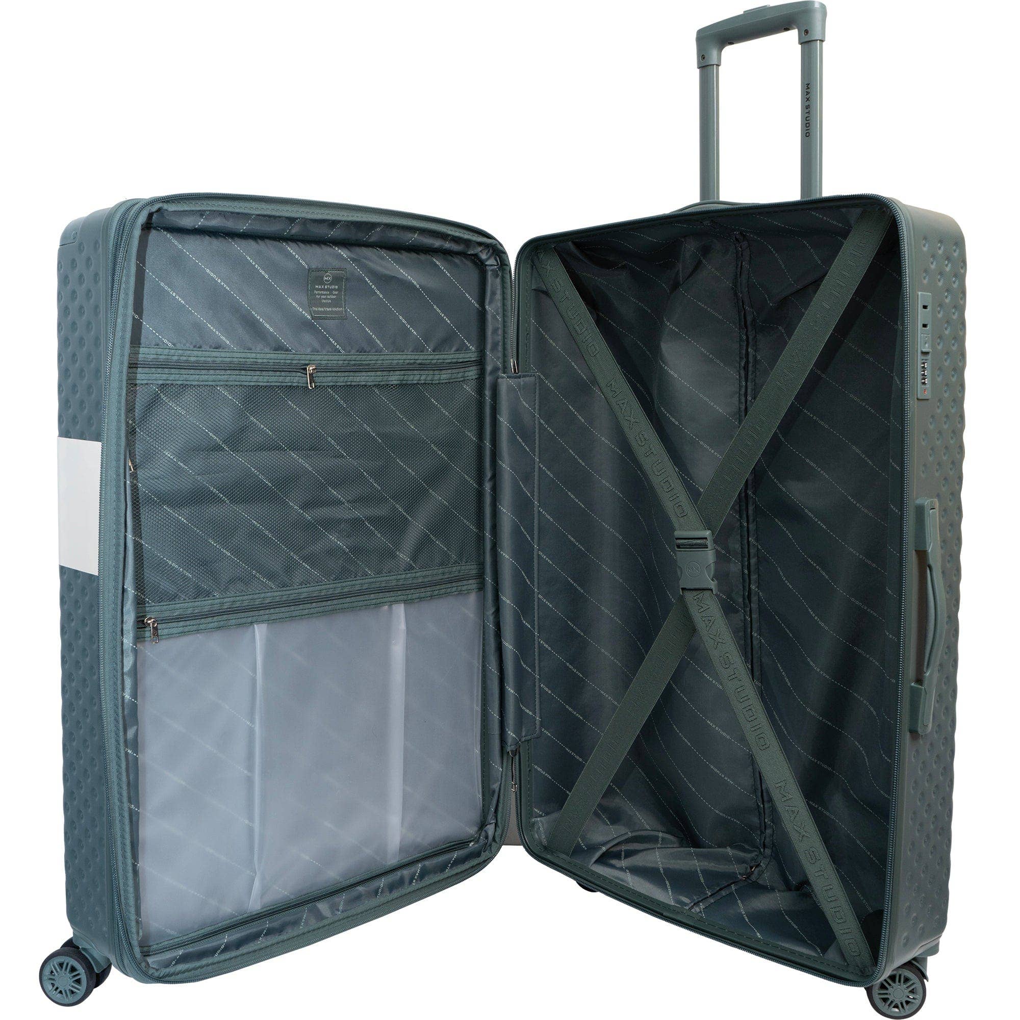 Magid - Wholesale Luggage - Max Studio Tonal Tufted ABS 2-Piece Hard-Sided Luggage Set11