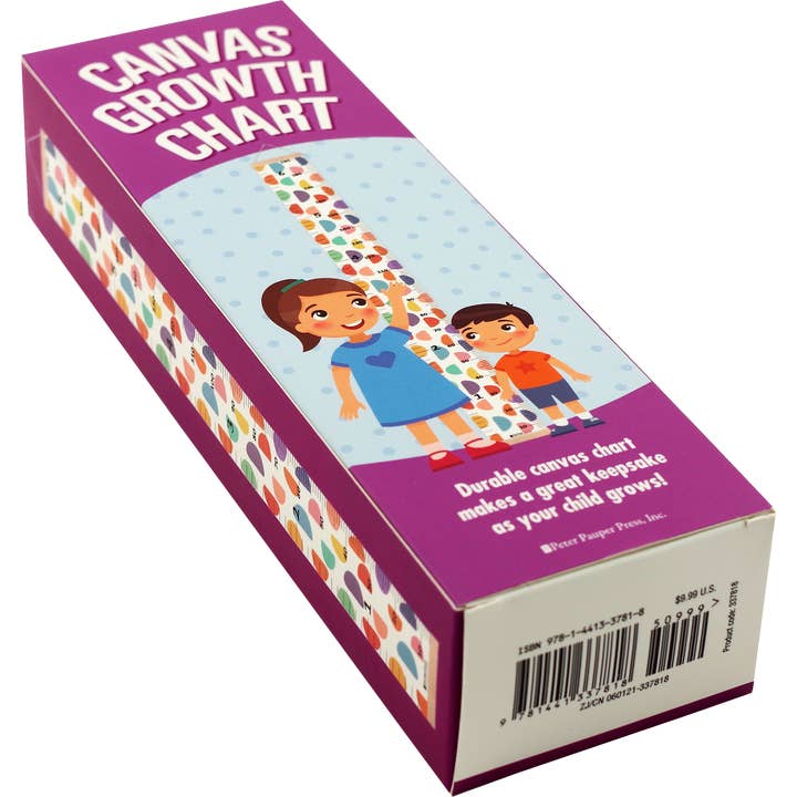 Peter Pauper Press - Wholesale Growth Chart - Kids & Baby - Gumdrops Canvas Growth Chart4