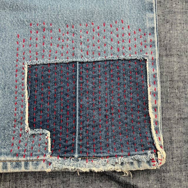 Wrenbirdarts - Wholesale Craft Sewing Kit - Simple Lined Sashiko Style Mending Patterns4