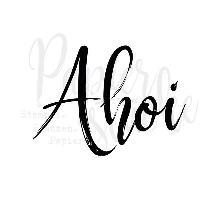 Sello: Ahoi para venta al por mayor de Papierstücke