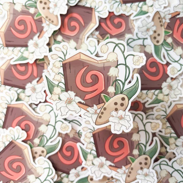 Sarah May Arts - Wholesale Sticker - Kokiri Waterproof Die Cut Sticker - 2.7 inch Zelda Sticker2