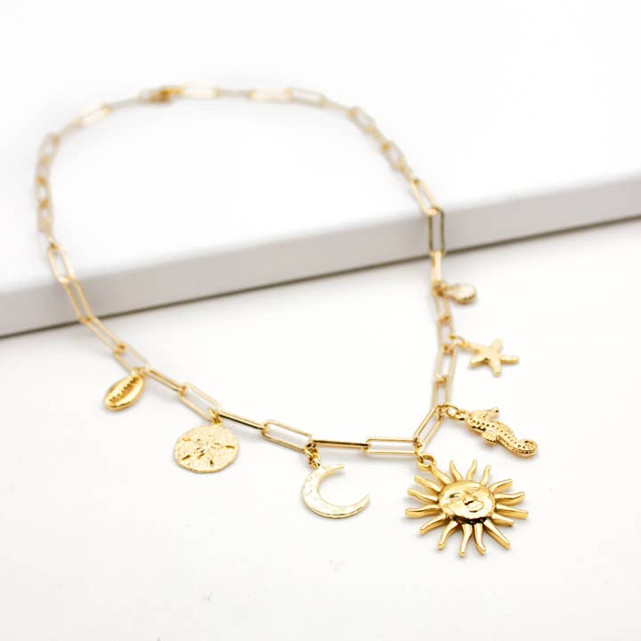 Collier grigris - MANON pour la vente par L'Atelier des Dames