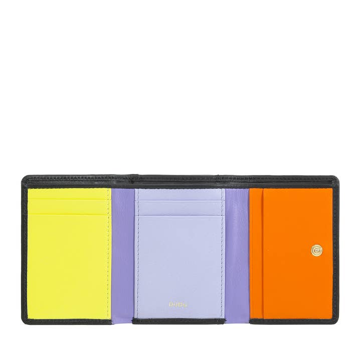 dudu - Wholesale Wallet - Women's - Dudu Women'S Leather Compact Wallet Clic Clac Black Pop0