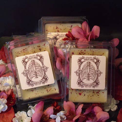 Wax Melts - Zimtnelke, Orange und getrocknete Rosenblätter für den Großhandel von Easley Haus, Apothecary & Oddities