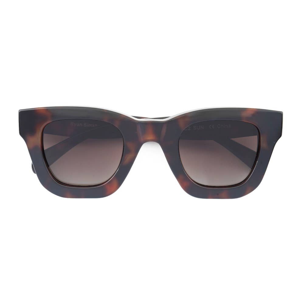 Ryan Simkhai Eyeshop - Wholesale Sunglasses - Unisex - RONAN | Tortoise | Blue Lense4