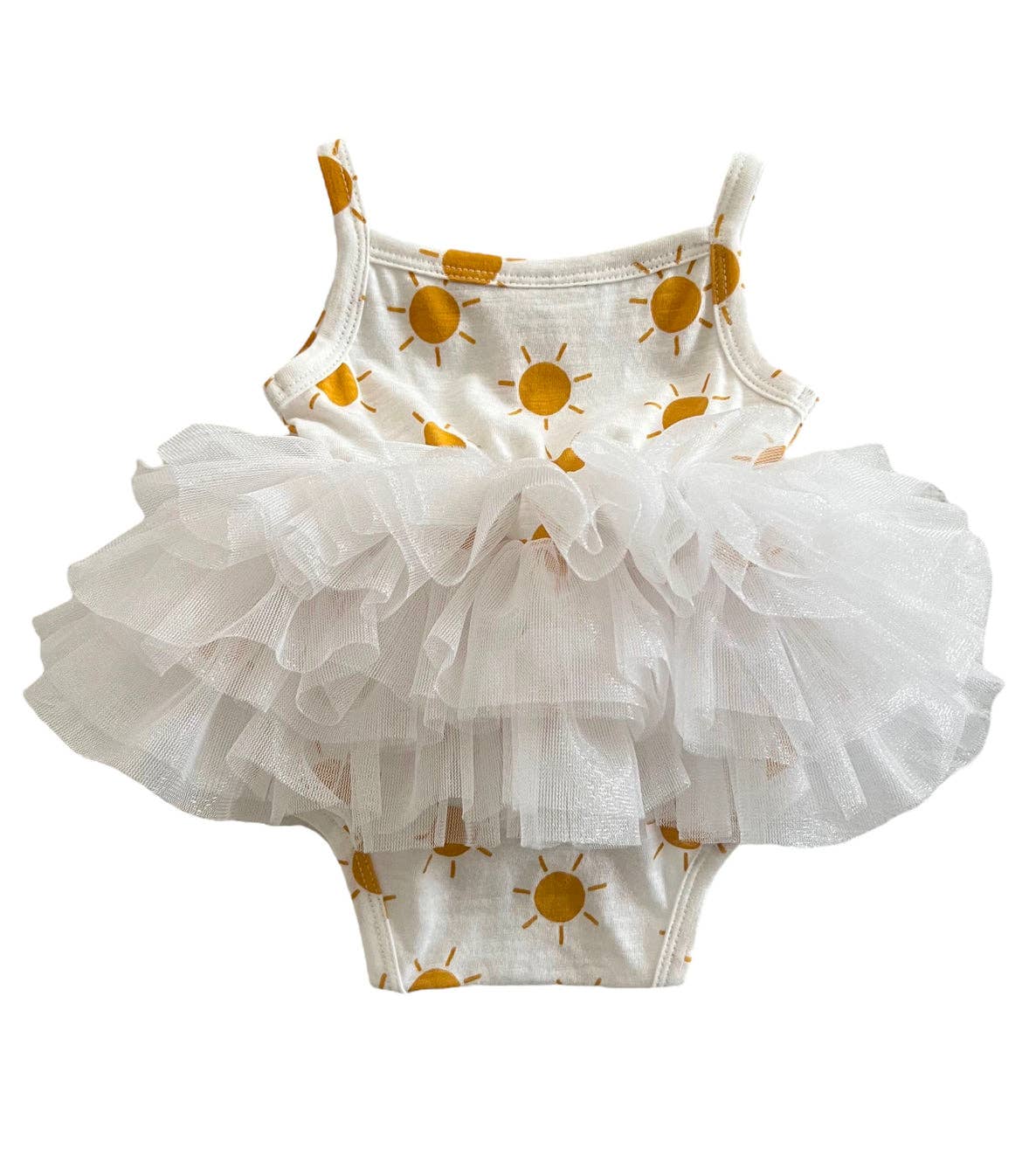 SIIX Collection - Wholesale Bodysuit (Non-Footed) - Baby - Sun / Organic Tutu Bodysuit1