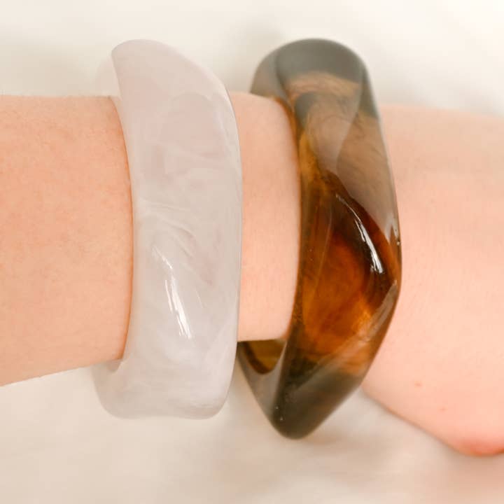 Blueyejewelry – wholesale Bangle bracelet – Chunky Resin Bangle Bracelets - Oversized Bold Resin Bangles