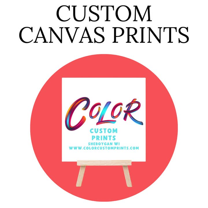 Custom Photo Canvas for wholesale by Color Custom Prints